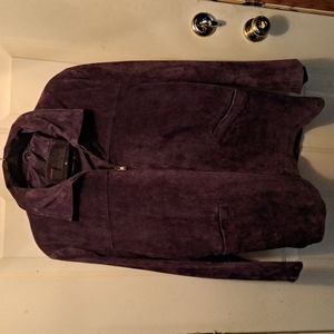 Purple Suede Jacket by Phase Two